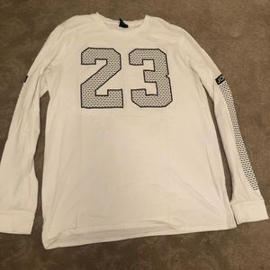 White Air Jordan long sleeve t shirt